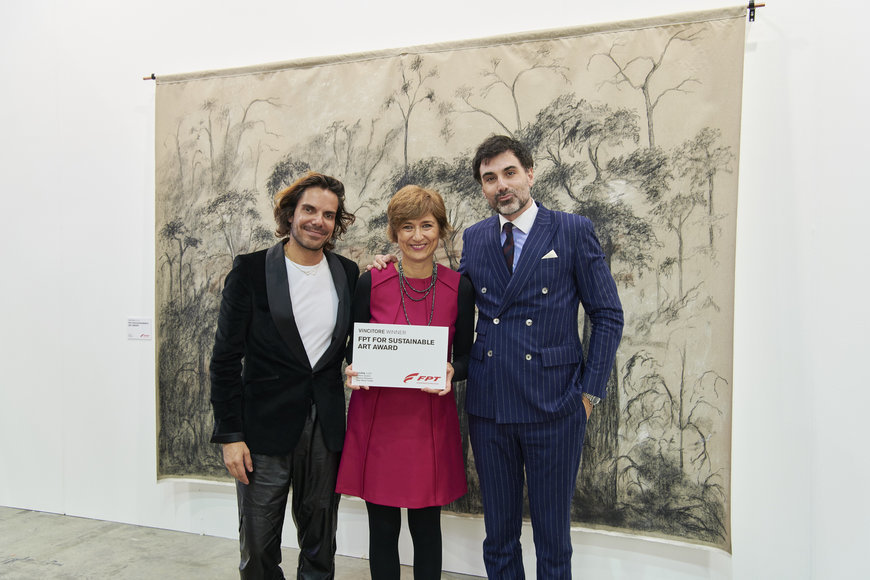COLOMBIAN ARTIST NOHEMÍ PÉREZ WINS THE THIRD EDITION OF THE FPT FOR SUSTAINABLE ART AWARD, A PROJECT SPONSORED BY FPT INDUSTRIAL IN ASSOCIATION WITH ARTISSIMA 